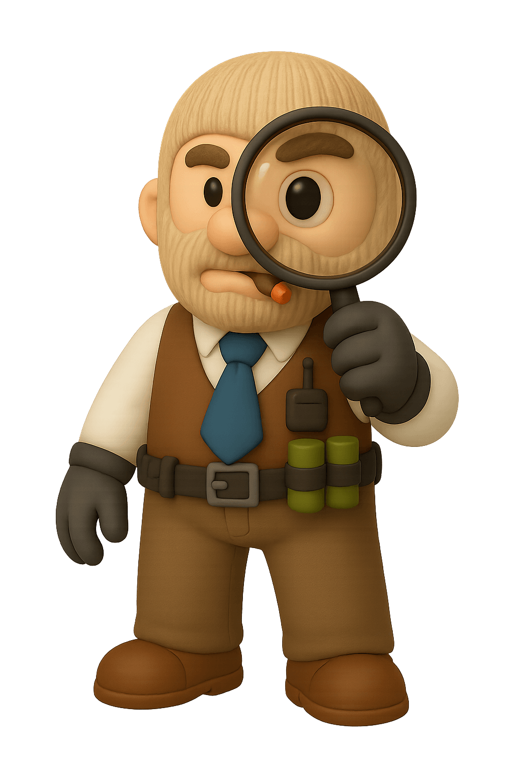 LootSpectrum mascot analyzing data