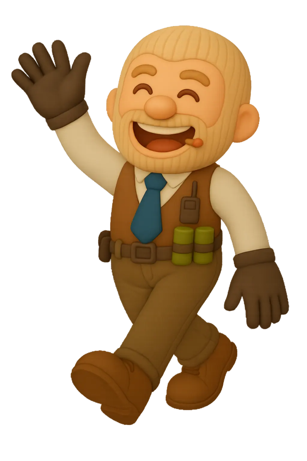 LootSpectrum mascot waving